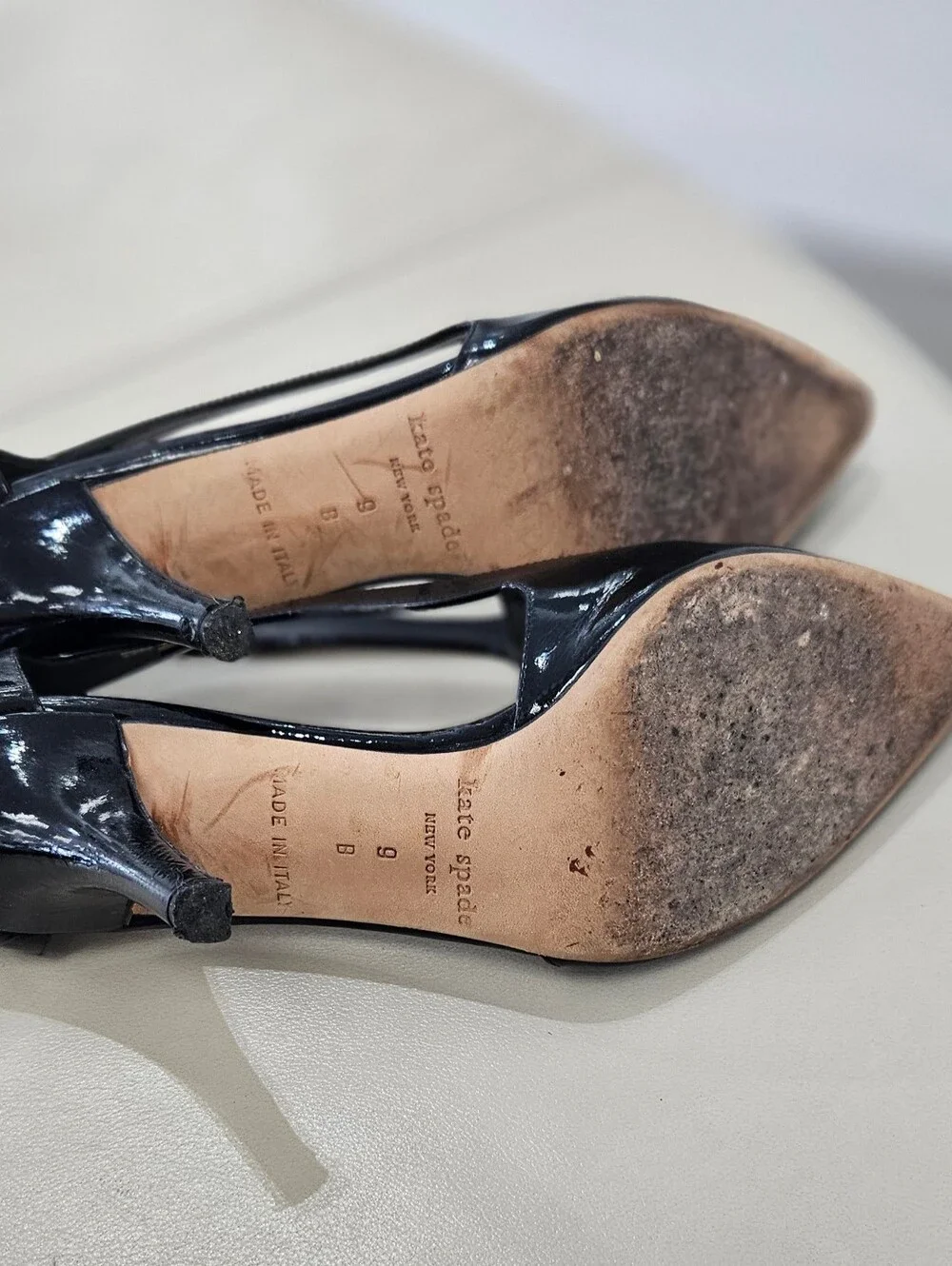 Kate Spade Black Pointed Toe Cutout Heels